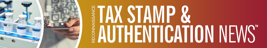 Tax Stamp & Authentication News — left masthead